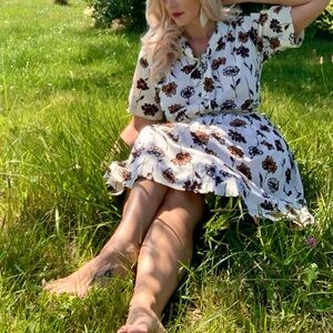 American Vintage Floral Shirtdress